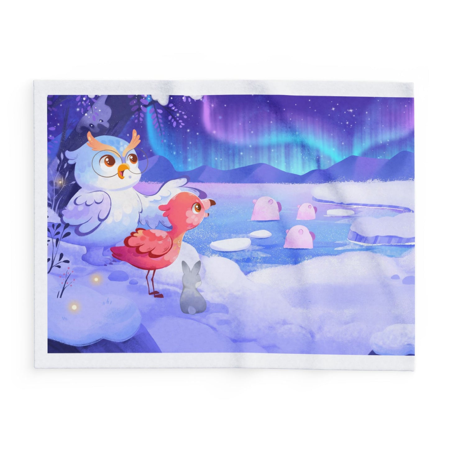 Flora the Flamingo Comfort Blanket – A Cosy Hug for Every New Adventure 🦩💛