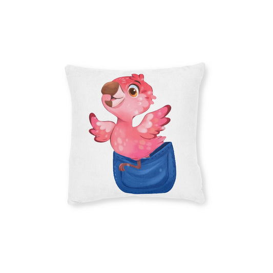 Flora the Flamingo Comfort Pillow – A Soft Touch of Courage for Little Hearts 🦩💤
